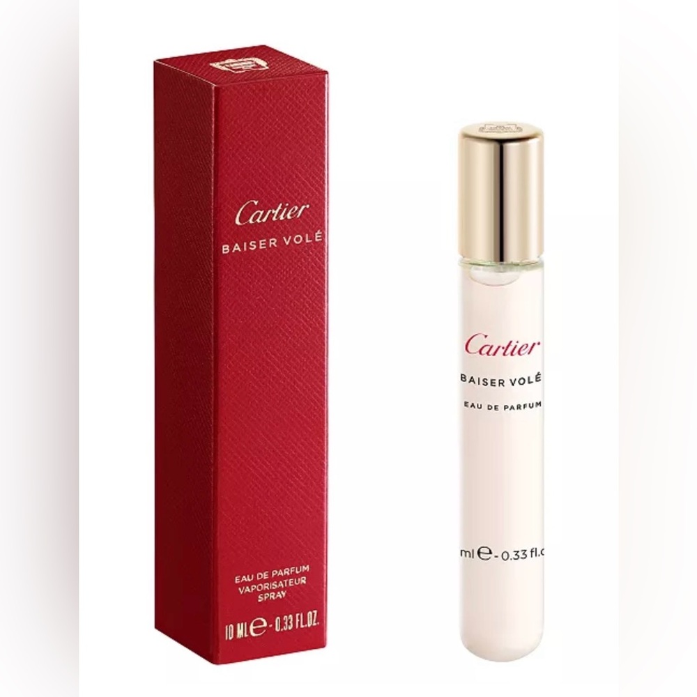 Cartier Baiser Volé Eau de Parfum Spray - Red and Gold